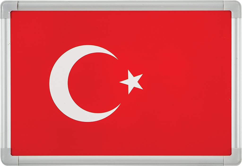 Turkish Flag Elegant Frame